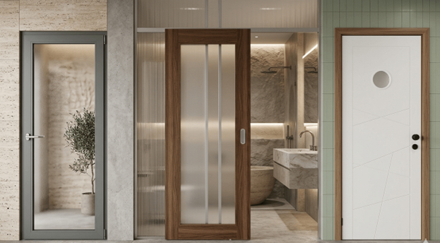 uPVC Bathroom Door Design Ideas