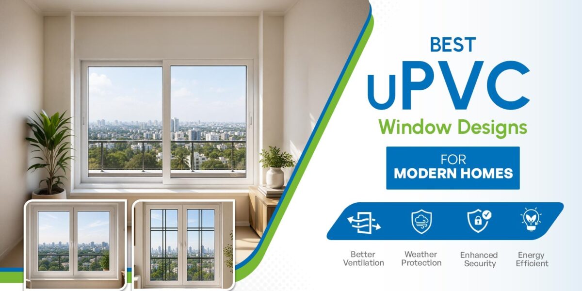 uPVC balcony window designs